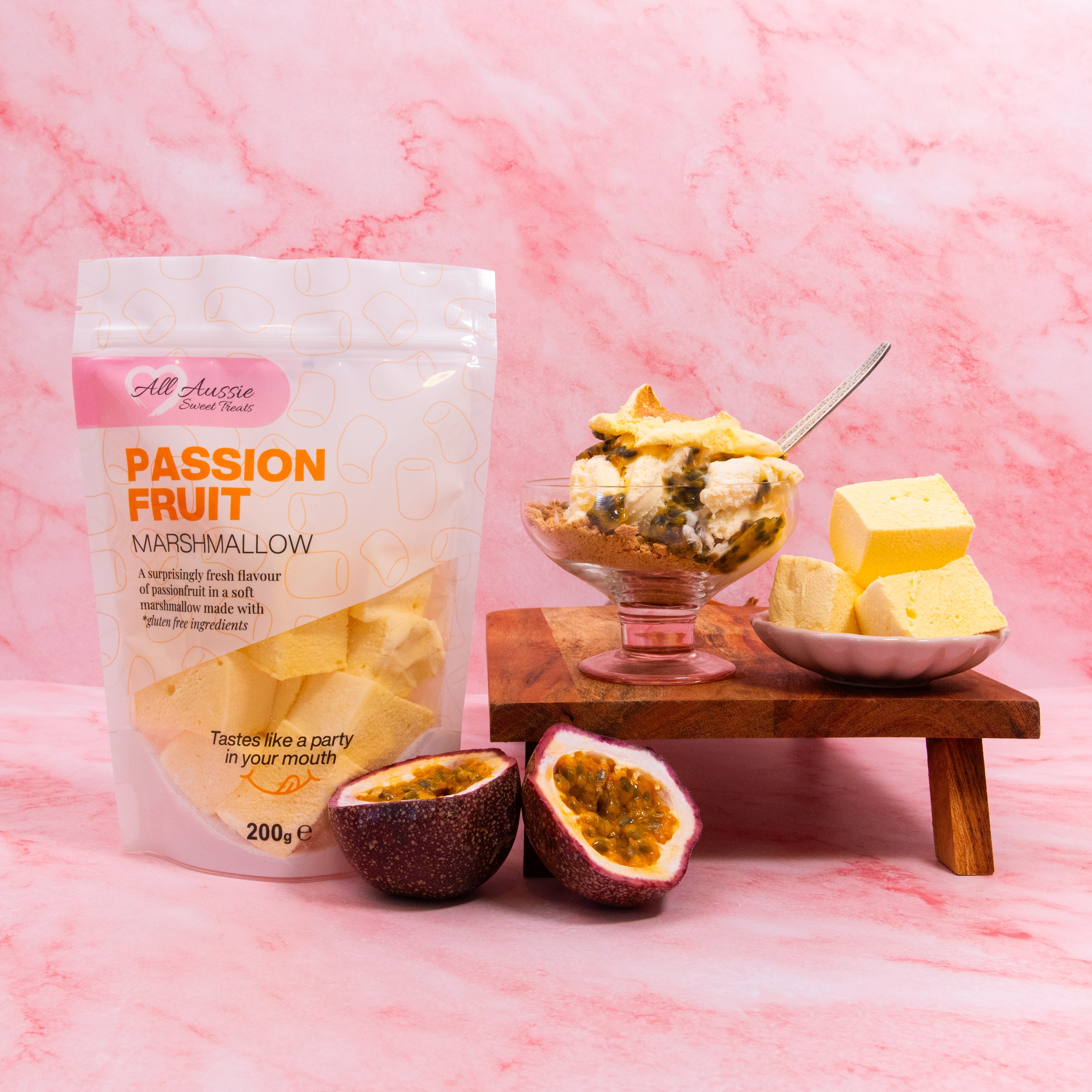 Passionfruit Marshmallow Sundae